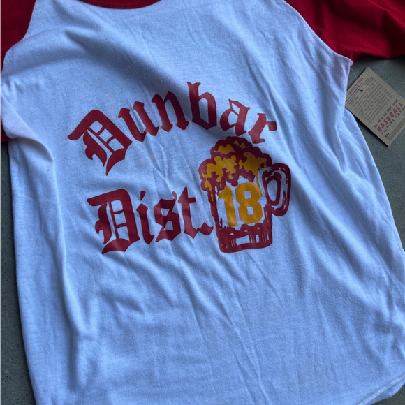 'Dunbar Dist.’ Miller Lite Vintage cropped tee - Picture 3 of 5